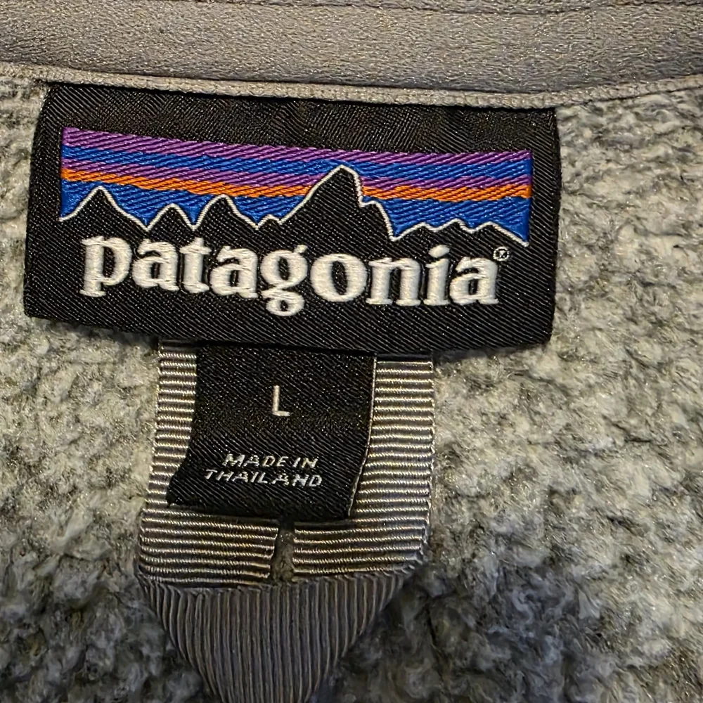 Patagonia Women's L Gray Better Sweater 1/4 Zip Fleece Pullover - Picture 5 of 9